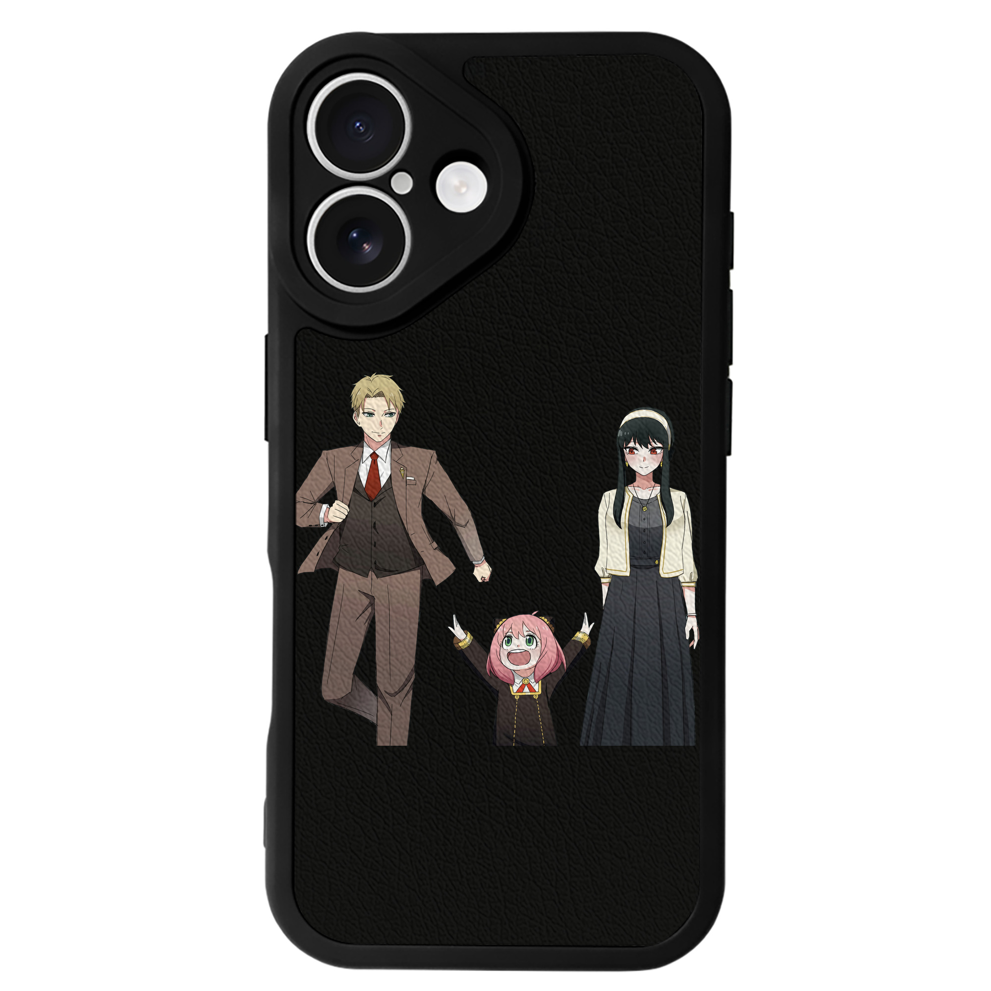 （画像用） SPY×FAMILY间谍家家酒 【iPhone 16シリーズ対応】シリコンスマホケース（レザー調） 材質：シリコン